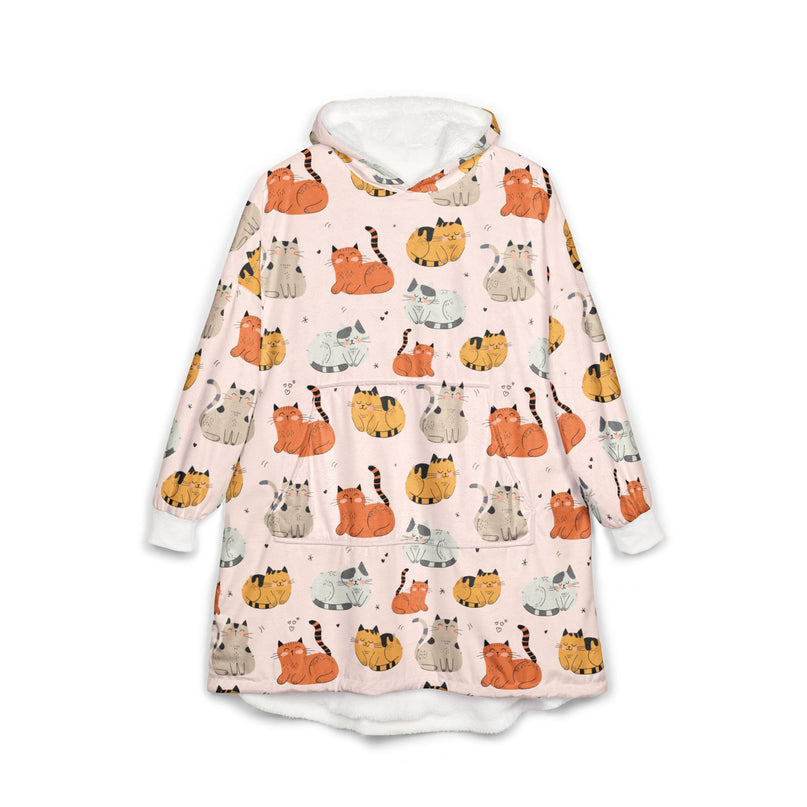 Cat Hoodie Blanket